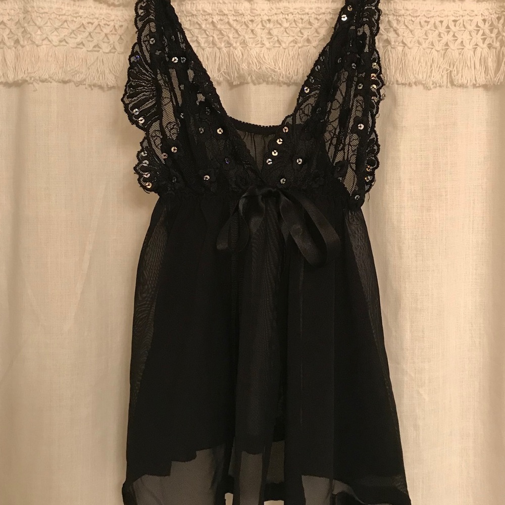 Black Babydoll One Size